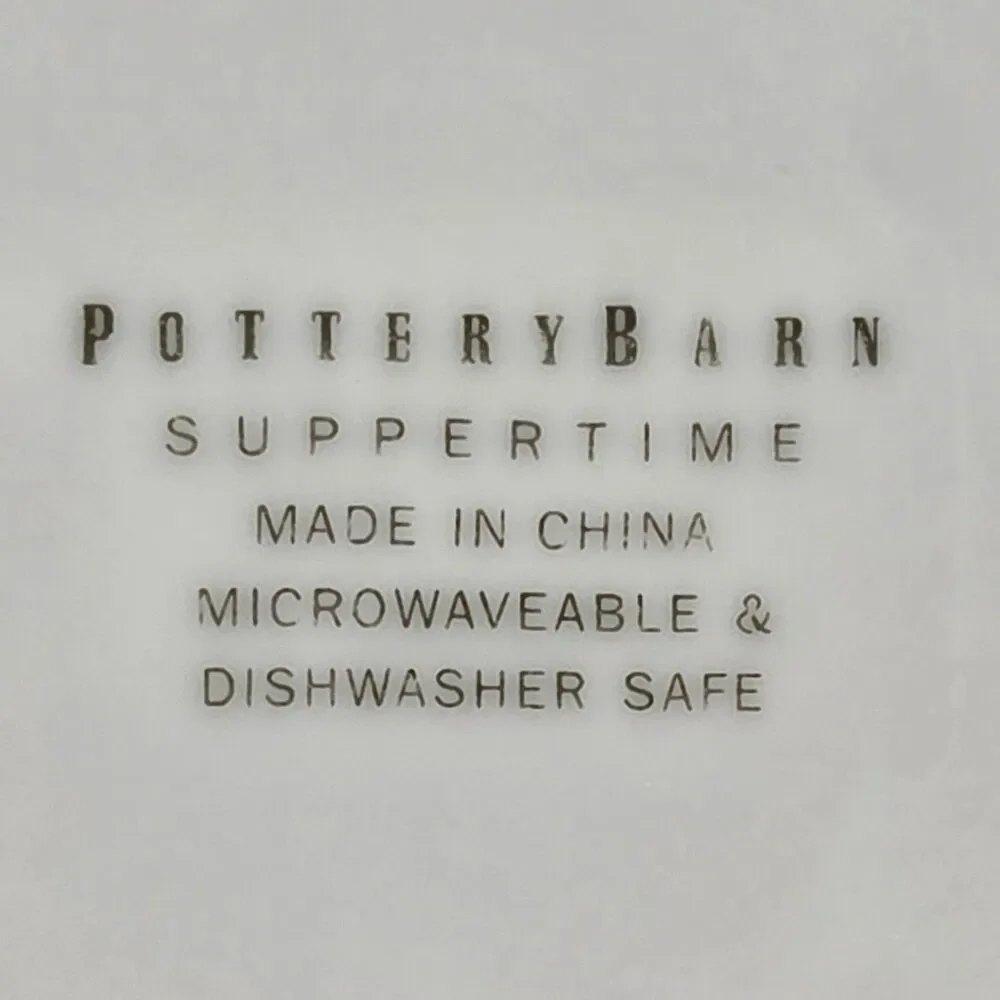 Pottery Barn Suppertime 7 3/4